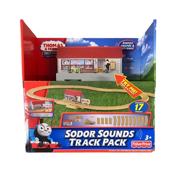 Fisher-Price Other - Thomas Friends Trackmaster Sodor Sounds Track Pack 17 Pieces Toy